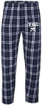 ADULT Men's Pyjama Bottoms - Navy Plaid