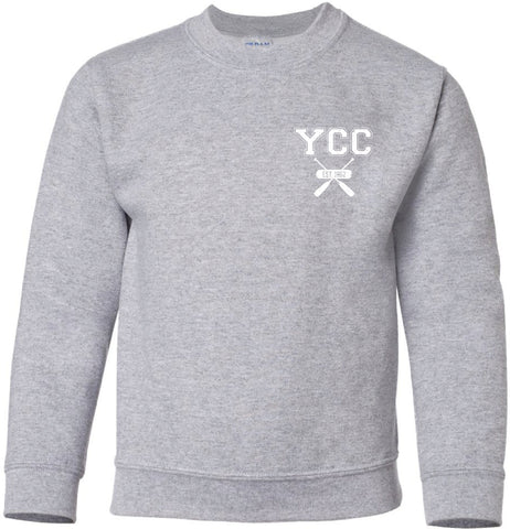 YOUTH Crew Sweatshirt - Sport Grey